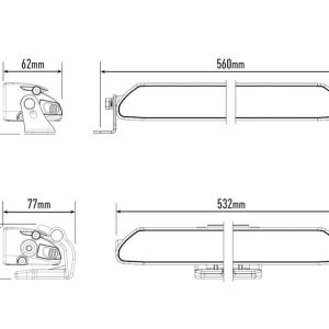 Lazer Grillkit med Linear18 Elite – Toyota Proace 2023->