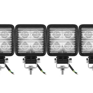 LED arbeidslyspakke – 4stk 12W lamper – IP67 12-36V