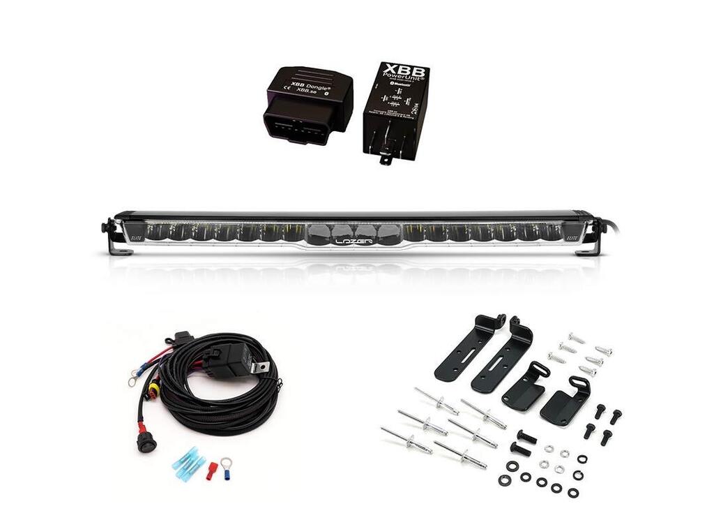 Lazer® Lyspakke med Glide 18 – XBB Canbus- Universal. Med senterfeste