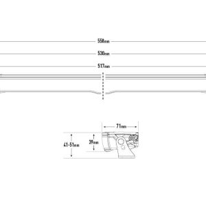 Lazer® Lyspakke med Glide 18 – STD – Universal. Med senterfeste