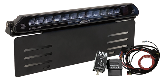 Lazer® Lyspakke med Linear 12 ELITE – XBB canbus. Skiltplate sidemount.
