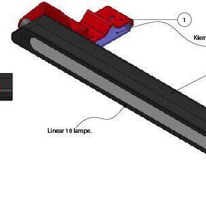 Grillkit med Lazer linear 18 ELITE – for innfelling til BYD TANG 21+ / CANBUS