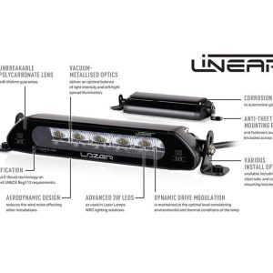 Lazer® lyspakke | Linear 6 YELLOW – Til Ski-Doo, Lynx 2018-2024