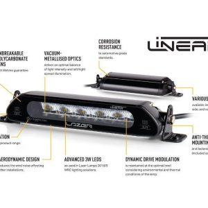 Lazer® lyspakke | Linear 6 ELITE – Til Ski-Doo, Lynx 2025-