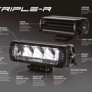 Lazer Triple-R 1000 G2 – Beacon – Gen2. Med varsellys. 9240 Lumen.