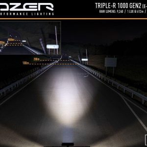 Lazer Triple-R 1000 G2 – Beacon (HVIT) – Gen2. Med varsellys. 9240 Lumen.