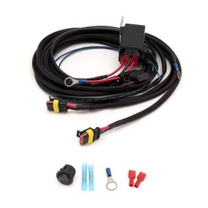 Lazer kabelsett til to lamper AMP – 3-pin. Lampe med park. (Relè og bryter).