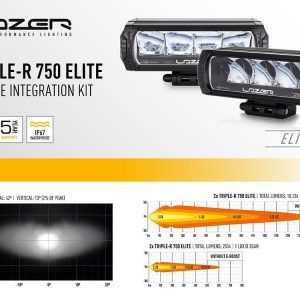 Lazer® Grillkit med Triple-R 750 – Til Toyota Hilux InvincibleX 2021-2024