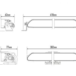 Lazer® Linear 12 – Lengde 382mm. 4500 Lumen