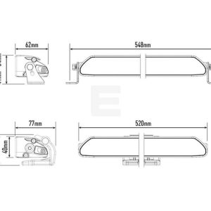 Lazer® Linear 18 ELITE Double E-Mark – 13500Lumen. 532mm
