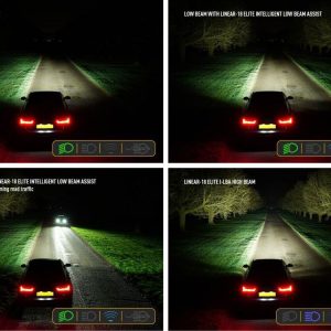 Lazer® Linear 18 ELITE i-LBA – Intelligent Low Beam Assist. 18000 Lumen
