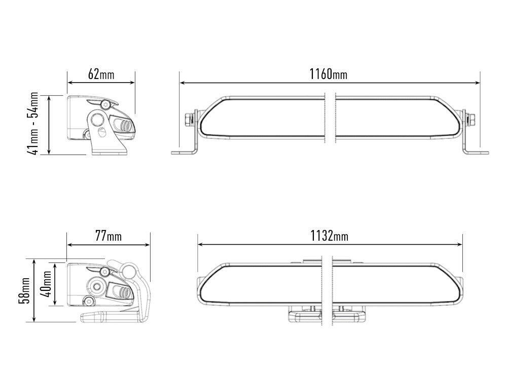 Lazer® Linear 42 ELITE – lengde 1132mm.33300 Lumen