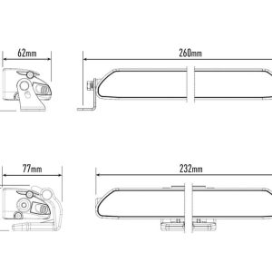Lazer® Linear 6 ELITE – Lengde 232mm. 4050 Lumen