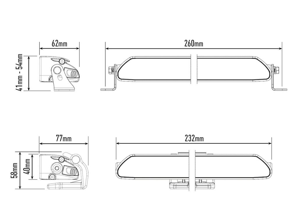 Lazer® Linear 6 ELITE – Lengde 232mm. 4050 Lumen
