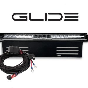 Lazer® Lyspakke med Glide 18 Elite – ELITE. Med skiltplate sidemount.