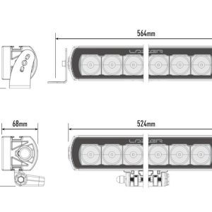 Lazer® ST12 Evolution – Lengde 524mm. 12408 Lumen