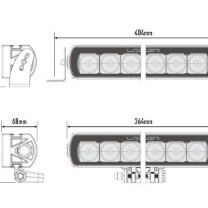Lazer® ST8 Evolution – Lengde 364mm. 8272 Lumen