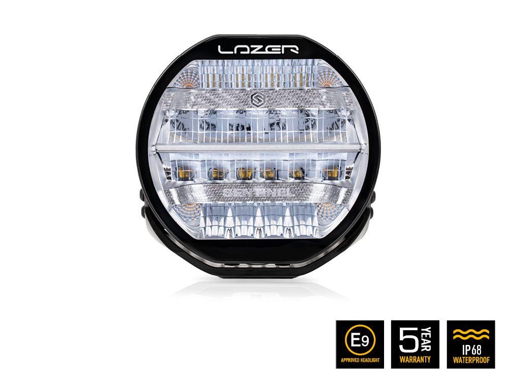 Lazer® Sentinel 9 CHROME – Chrome innsats. 9 tommer. 9520 Lumen.