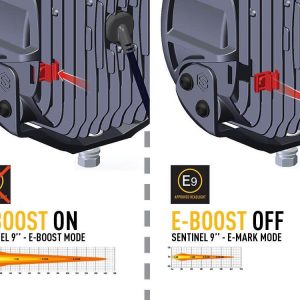 Lazer® Sentinel 9 CHROME – Chrome innsats. 9 tommer. 9520 Lumen.