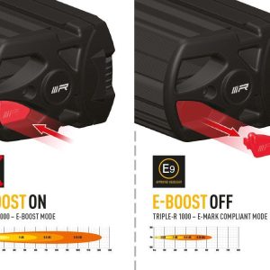 Lazer® Triple-R 1000 med parklys – Gen2. Lengde 410mm. 9240 Lumen.