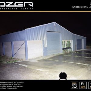 Lazer® Utility 80 – 110x110mm. 8820 Lumen.