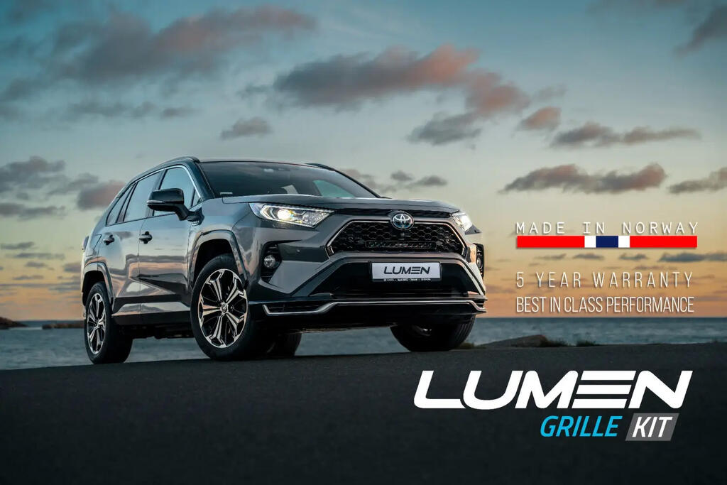 Lumen grillkit Toyota Rav4 Hybrid – Modelltilpasset Rav4,2019+, 22894 lumen