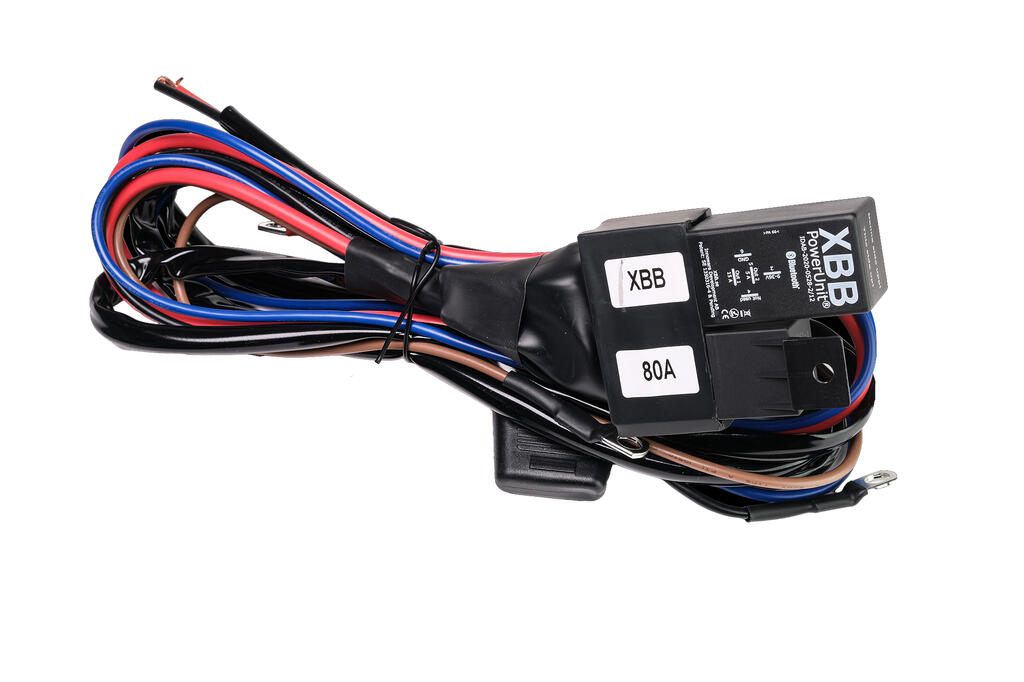 Luxtar Relekabelsett, master og slave – 12 Volt, 80 Amp rele, 40 Amp sikring