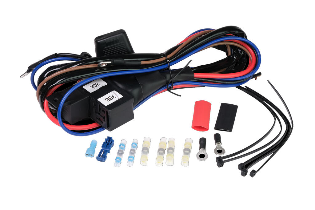 Luxtar Relekabelsett, master og slave – 12 Volt, 80 Amp rele, 40 Amp sikring