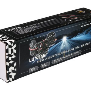 Luxtar Relekabelsett, master og slave – 12 Volt, 80 Amp rele, 40 Amp sikring