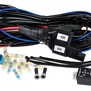 Luxtar Relekabelsett, master og slave – 12 Volt, 80 Amp rele, 60 A sikring