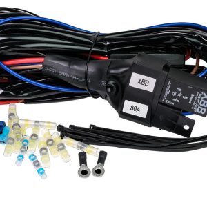 Luxtar Relekabelsett, master og slave – 12 Volt, 80 Amp rele, 60 A sikring