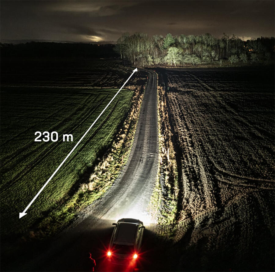 Luxtar lyspakke med S22 LEDbar – med skiltfeste og kabelsett