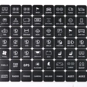 Luxtar switche panel – 12-24 Volt, 4 kanaler, 2x10A, 2x20A