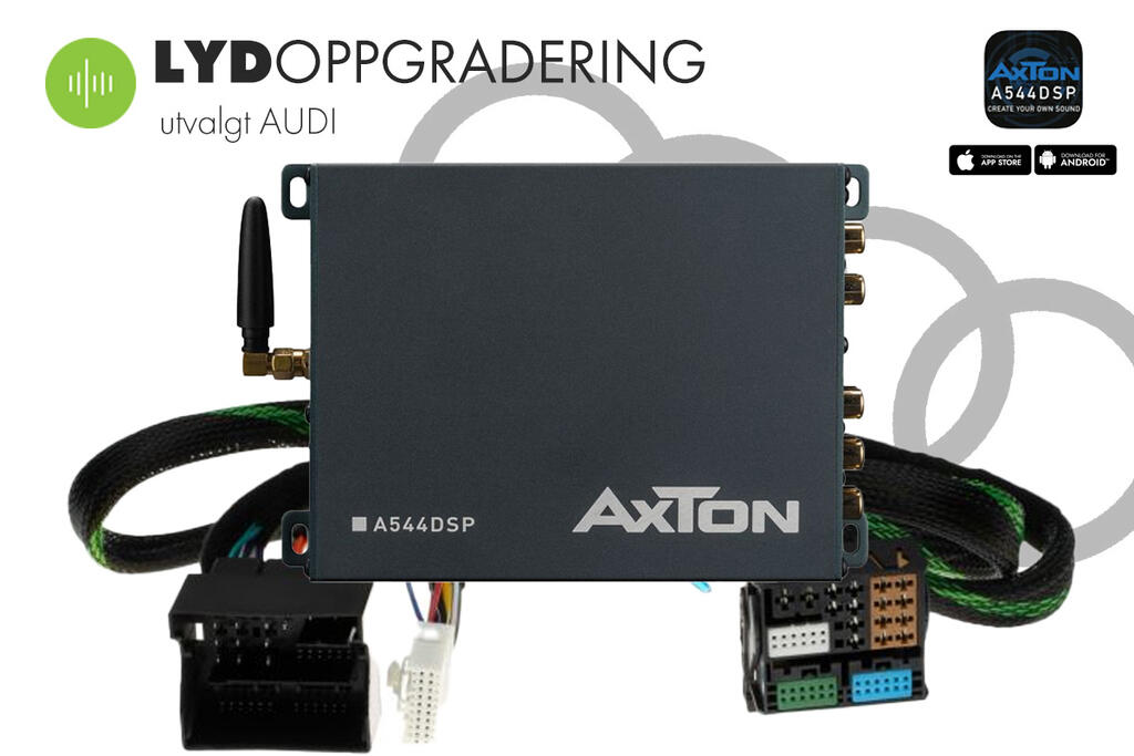 Lydoppgradering AUDI – Plug & Play DSP forsterker