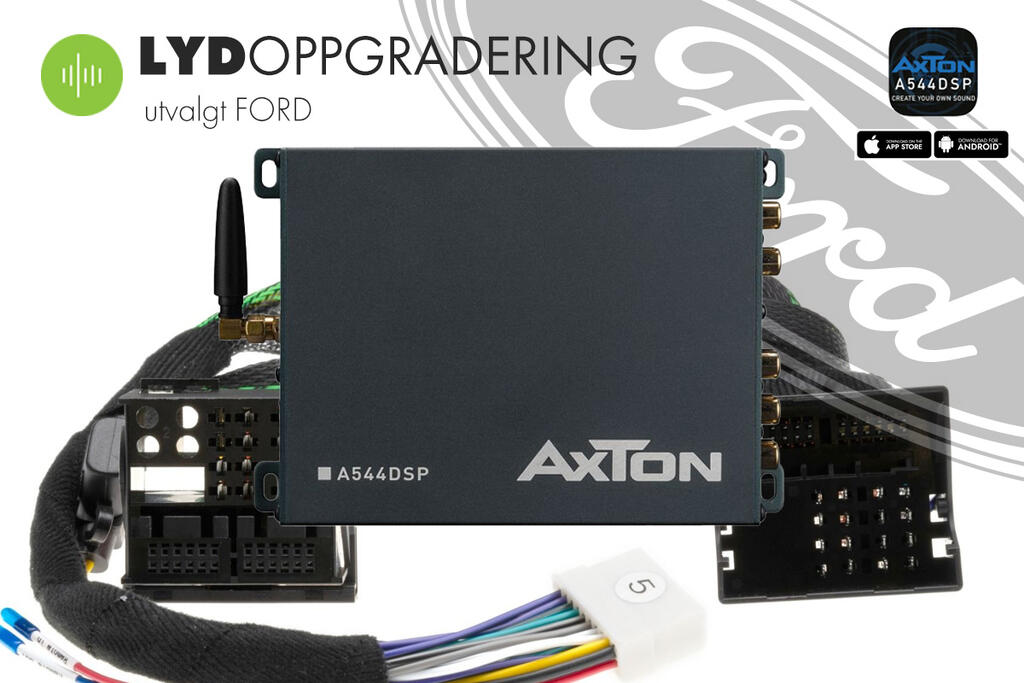 Lydoppgradering FORD – Plug & Play DSP forsterker
