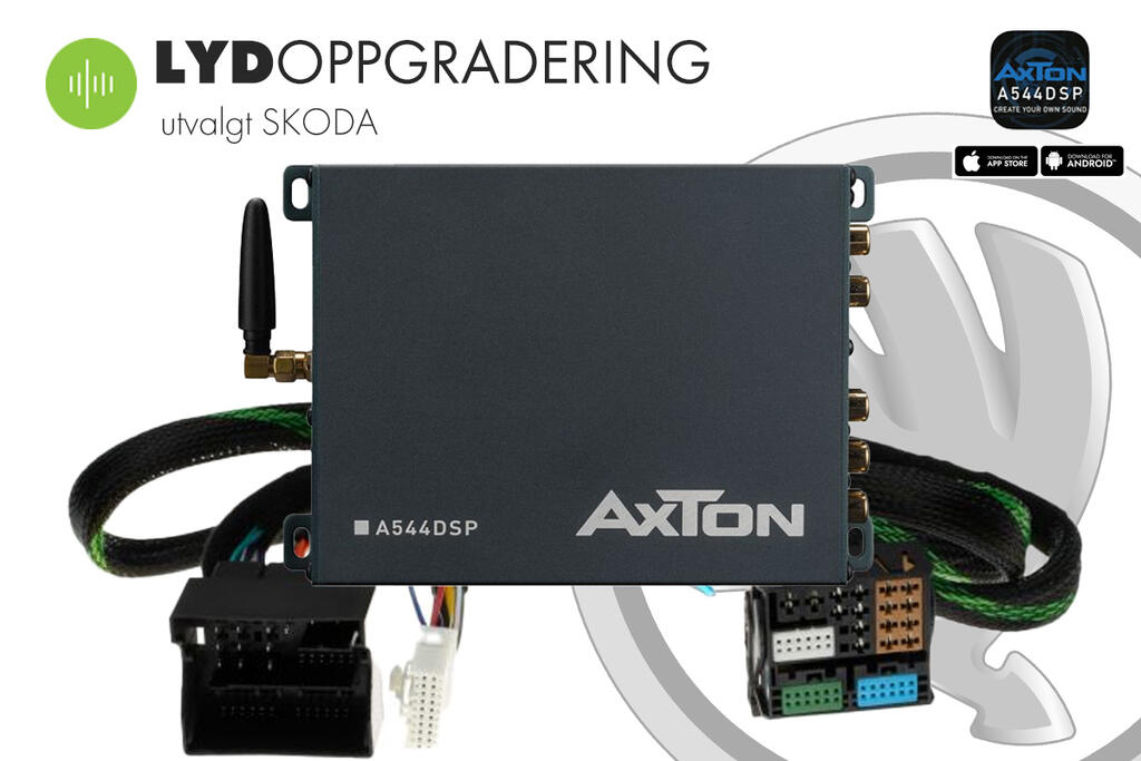 Lydoppgradering SKODA – Plug & Play DSP forsterker