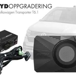 Eton Volkswagen T6.1 system – lydoppgradering høyttaler, amp, sub