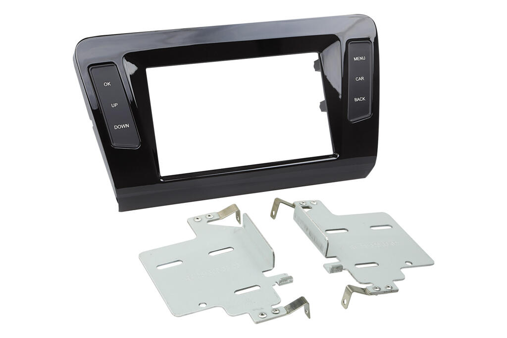 Monteringsramme 2-DIN Skoda – Kapasitive knapper 2013-> sort piano