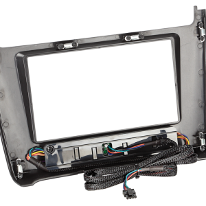 Monteringsramme 2-DIN VW Polo V (6C) – Kapasitive knapper 04/2014-> sort