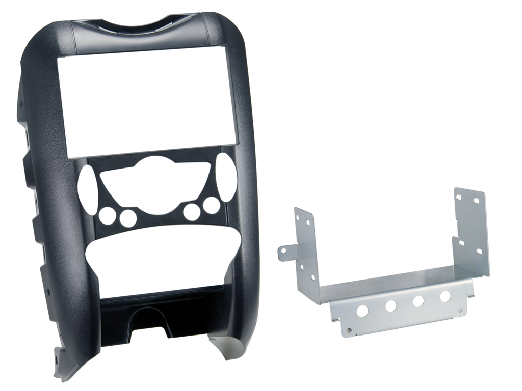 Monteringsramme 2-DIN, Mini – (R55/R56/R57) Sort