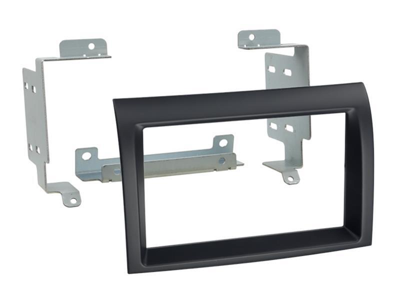 Monteringsramme 2-DIN, sort – Citroën, Fiat, Peugeot