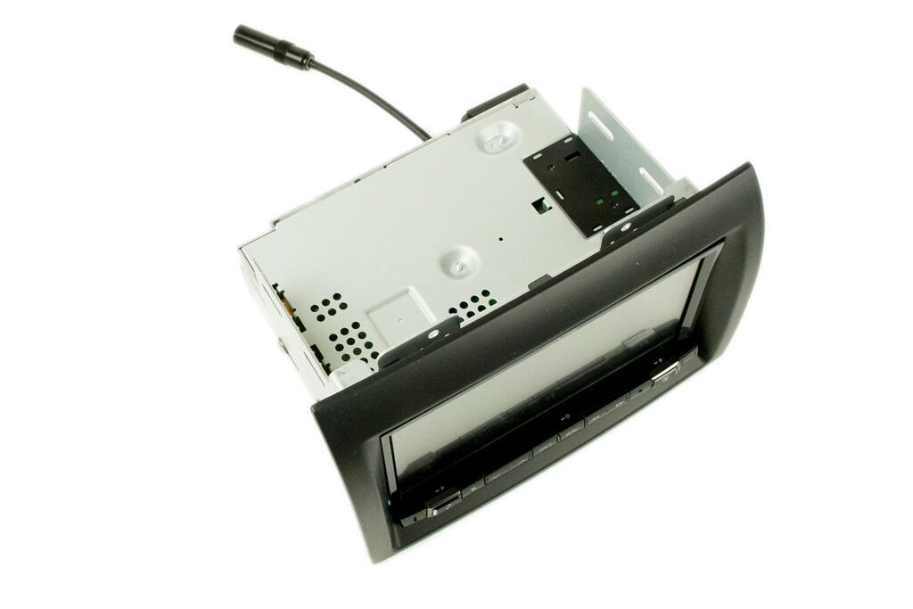 Monteringsramme 2-DIN, sort – Citroën, Fiat Ducato, Peugeot