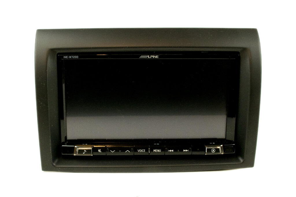 Monteringsramme 2-DIN, sort – Citroën, Fiat Ducato, Peugeot
