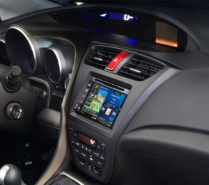 Monteringsramme 2 DIN, Honda Civic – 2012-2016, Sort