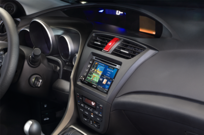Monteringsramme 2 DIN, Honda Civic – 2012-2016, Sort