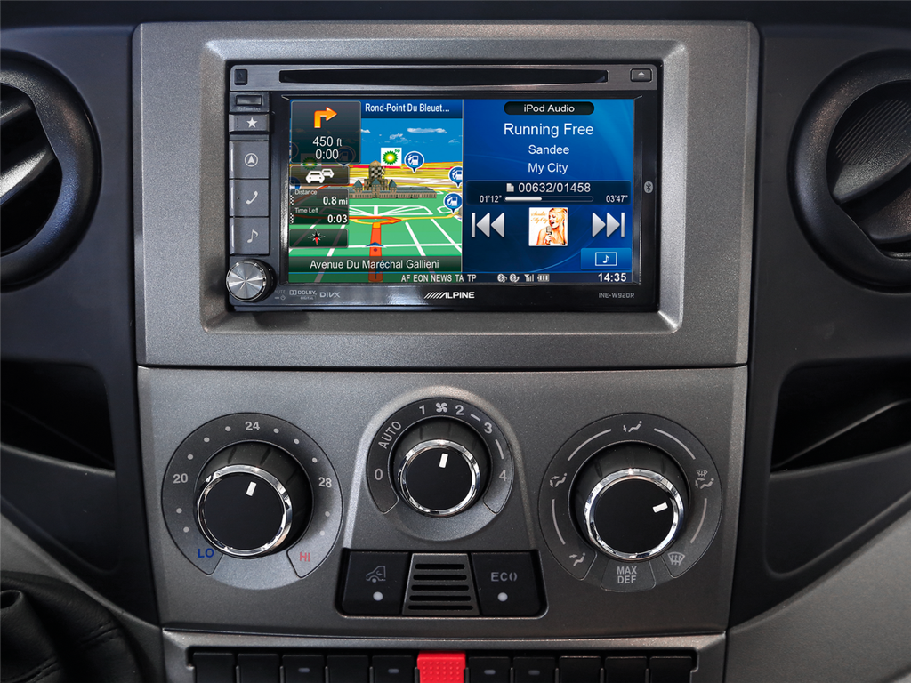 Monteringsramme Iveco – Daily 2006-2014 2DIN