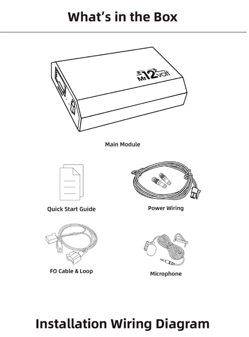 Mr12volt – Blåtannadapter Porche – PCM 2.0/2.1 CDR 23/24