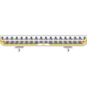OZZ DRB1 P20″ fjernlys kurvet – Dobbel ledbar m/pos.lys Hvitt hus