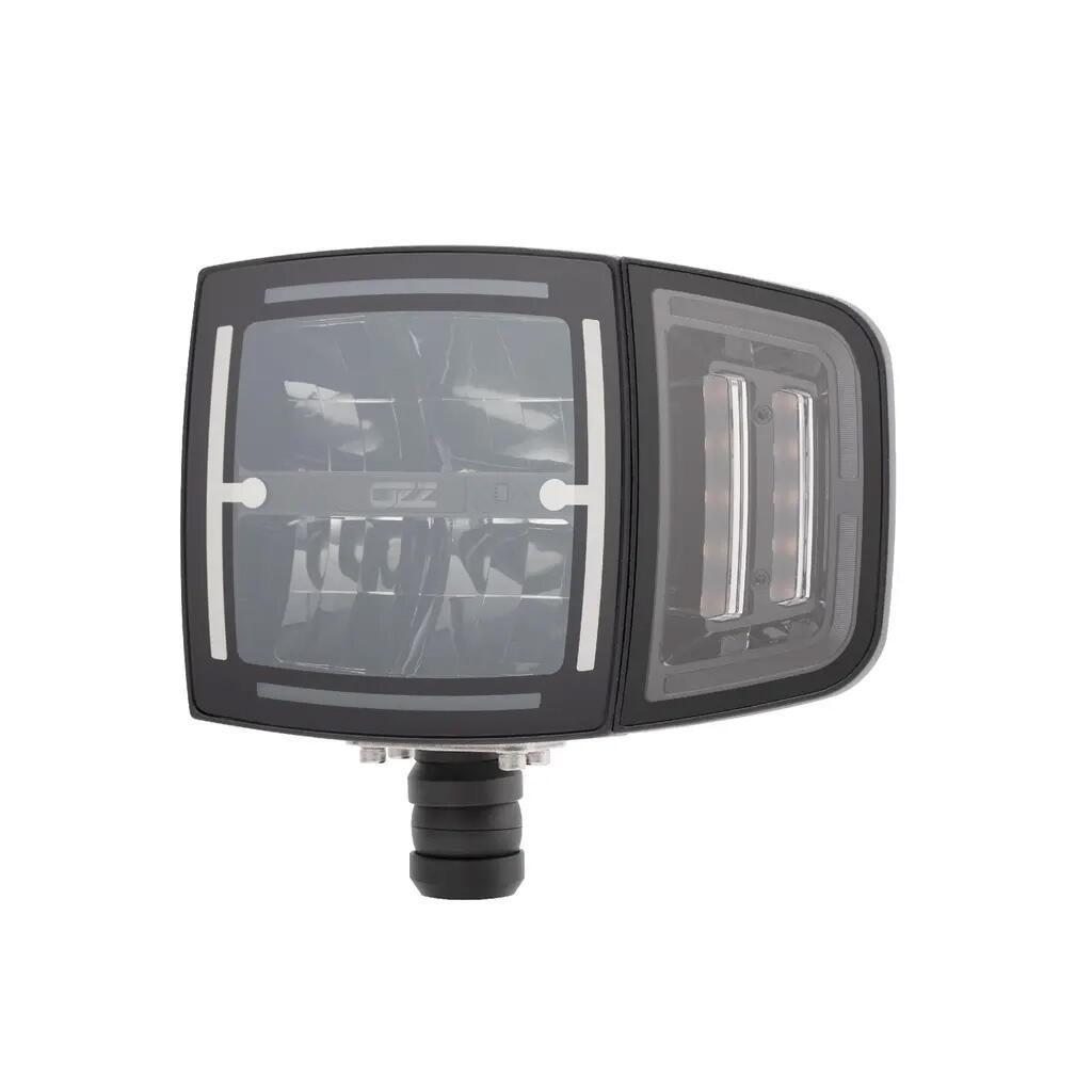 OZZ LED brøytelys h/v – 4 LED nærlys,fjernlys m/varme