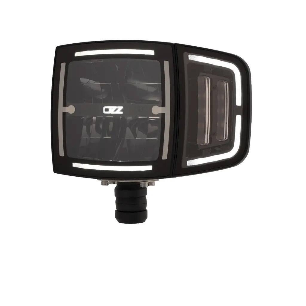 OZZ LED brøytelys h/v – 4 LED nærlys,fjernlys m/varme
